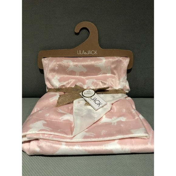 lila & jack Other Lila Jack Baby Blanket Unicorns Girls Infant